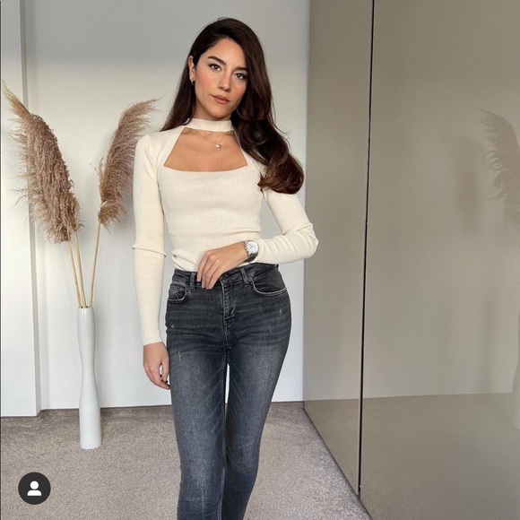 Zara knit choker top - Picture 2 of 10